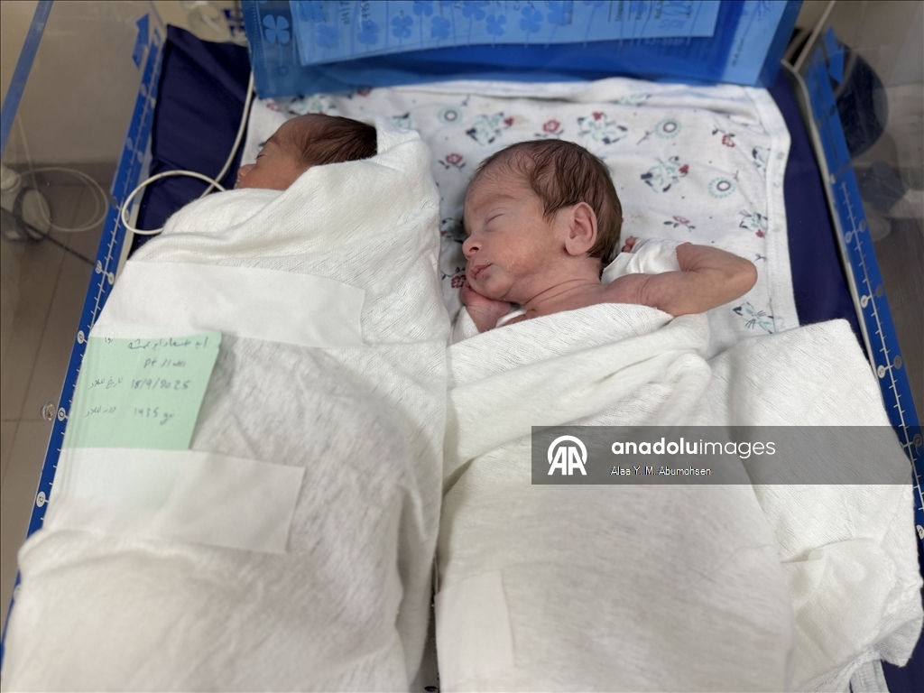 Gazze’de prematüre bebekler Aksa Şehitleri Hastanesi’ne nakledildi