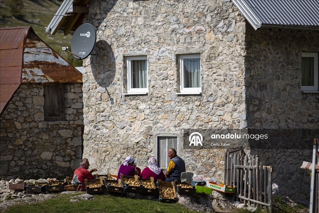 Bosna Hersek'te teknolojiden uzak, doğasıyla öne çıkan dağ köyü: Lukomir