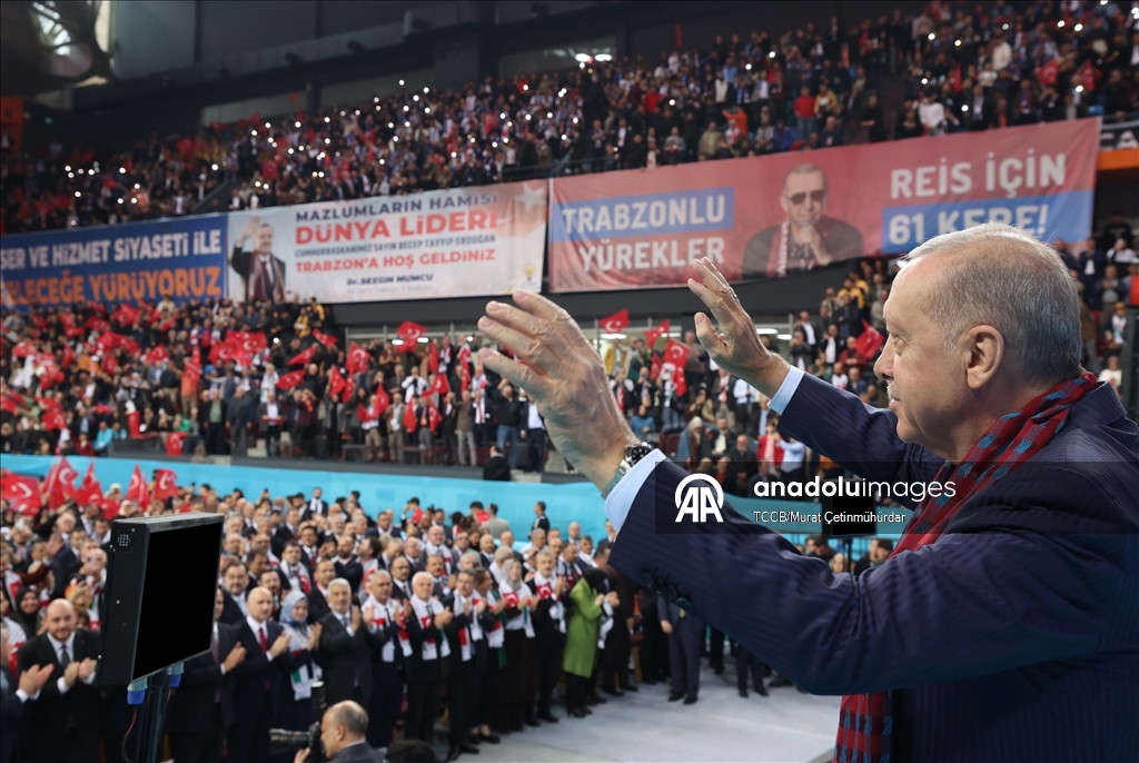 Cumhurbaşkanı Recep Tayyip Erdoğan, Trabzon'da