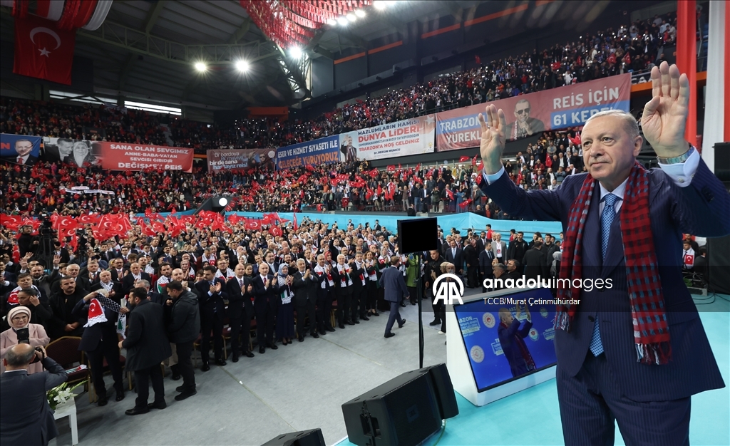 Cumhurbaşkanı Recep Tayyip Erdoğan, Trabzon'da