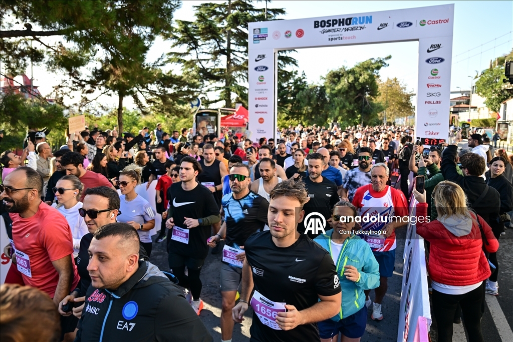Bosphorun Quarter Marathon koşu etkinliği yapıldı