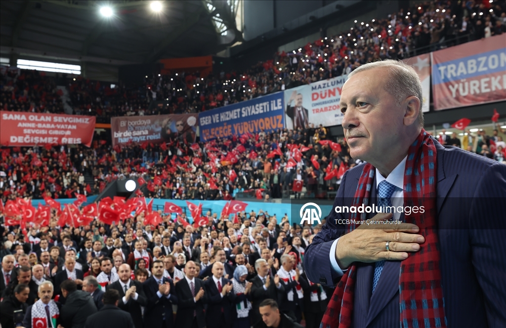 Cumhurbaşkanı Recep Tayyip Erdoğan, Trabzon'da