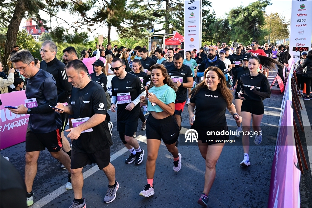 Bosphorun Quarter Marathon koşu etkinliği yapıldı