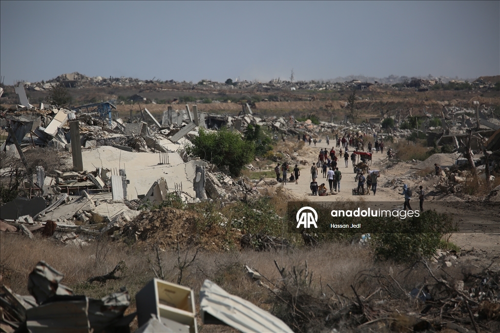 Gazze’de ateşkesin üçüncü gününde Filistinlilerin dönüşü sürüyor 6