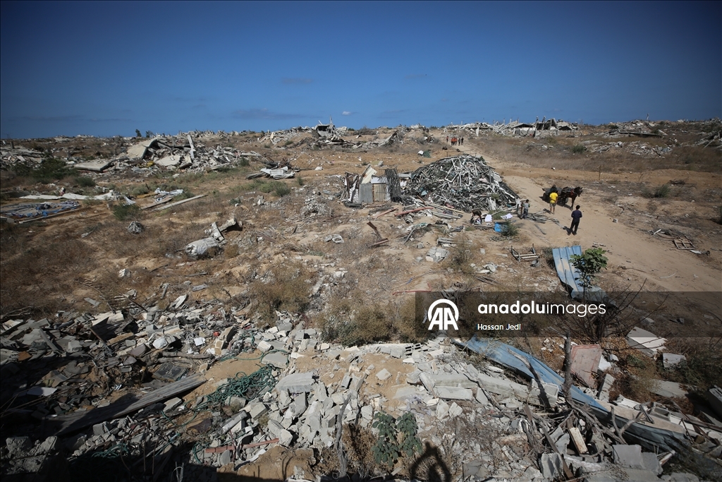 Gazze’de ateşkesin üçüncü gününde Filistinlilerin dönüşü sürüyor 9