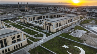 KKTC Cumhurbaşkanlığı Külliyesi'nin ikinci etabının inşası hızla sürüyor