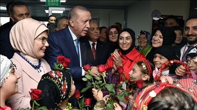 Cumhurbaşkanı Recep Tayyip Erdoğan, Trabzon'da