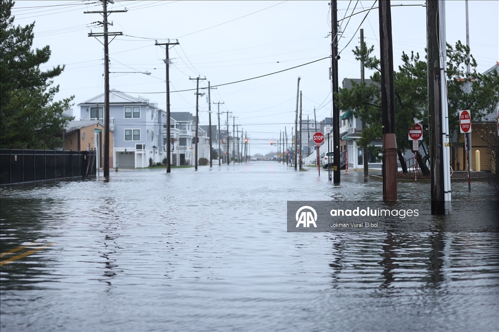New Jersey'de kuzeydoğu (nor’easter) fırstınası etkili oldu 7