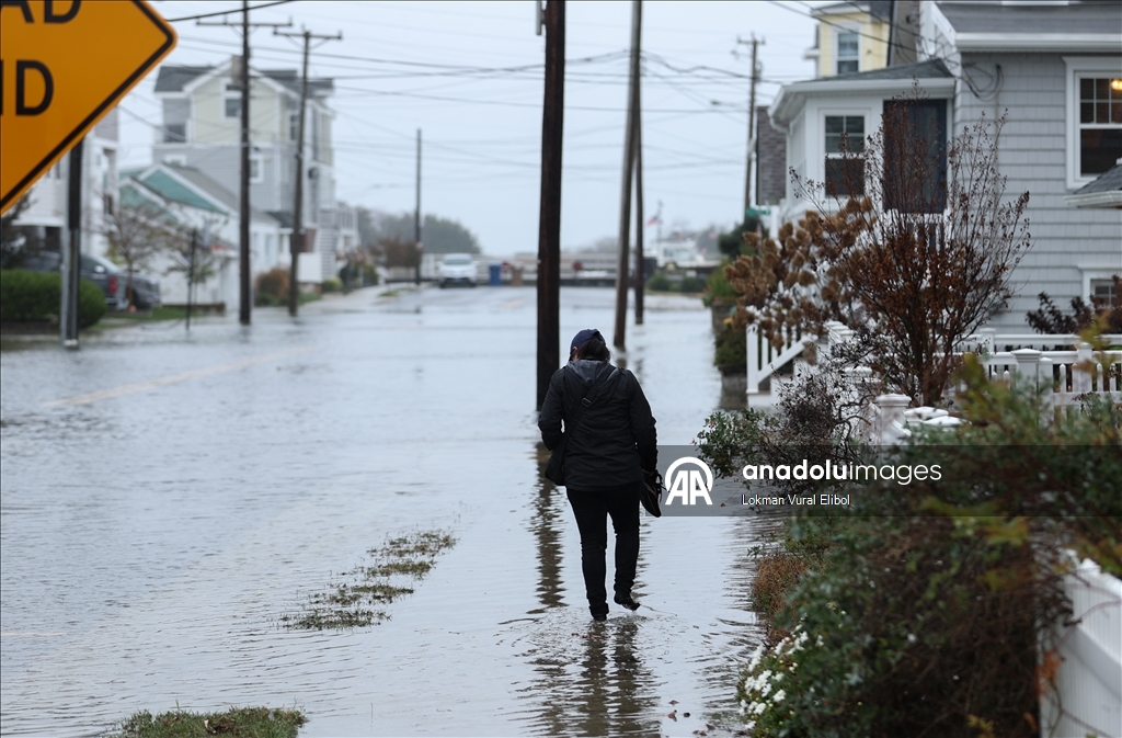 New Jersey'de kuzeydoğu (nor’easter) fırstınası etkili oldu 1