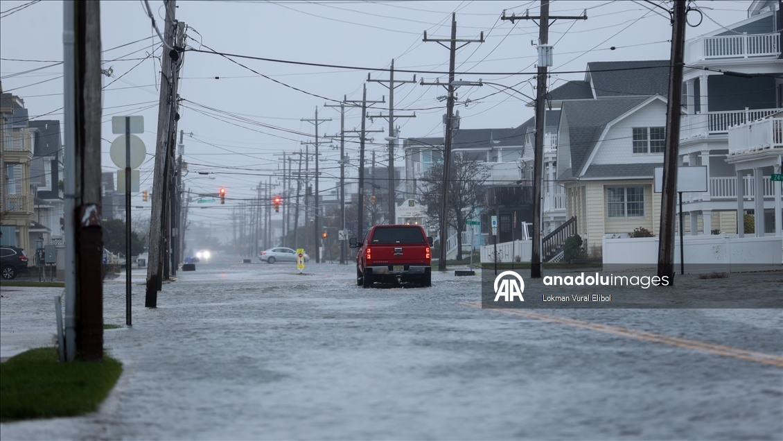 New Jersey'de kuzeydoğu (nor’easter) fırstınası etkili oldu