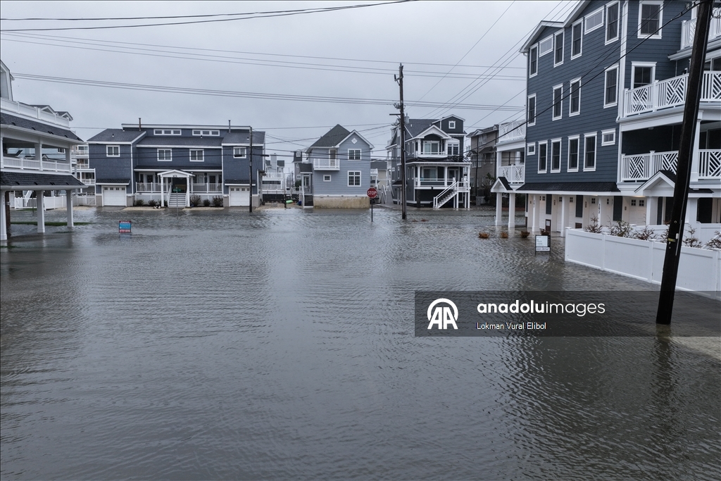 New Jersey'de kuzeydoğu (nor’easter) fırstınası etkili oldu 8