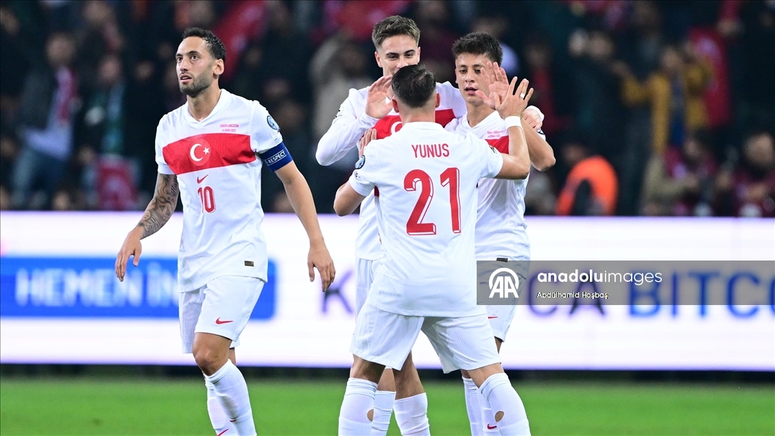 Türkiye 4 golle kazandı
