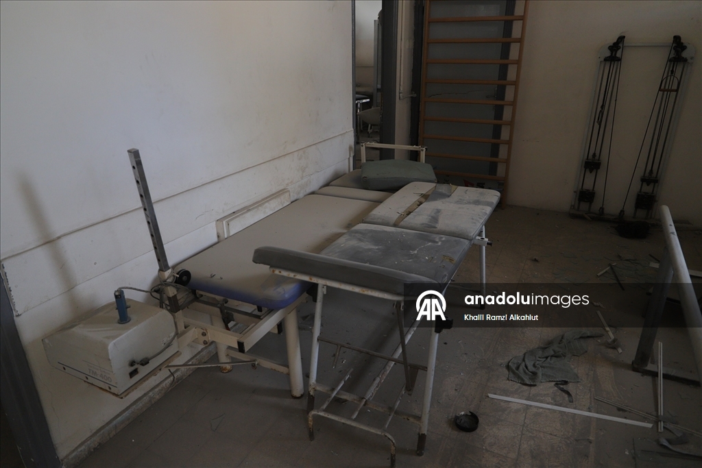 Ateşkes sonrası Şeyh Rıdvan Kliniği'ndeki yıkım gün yüzüne çıktı