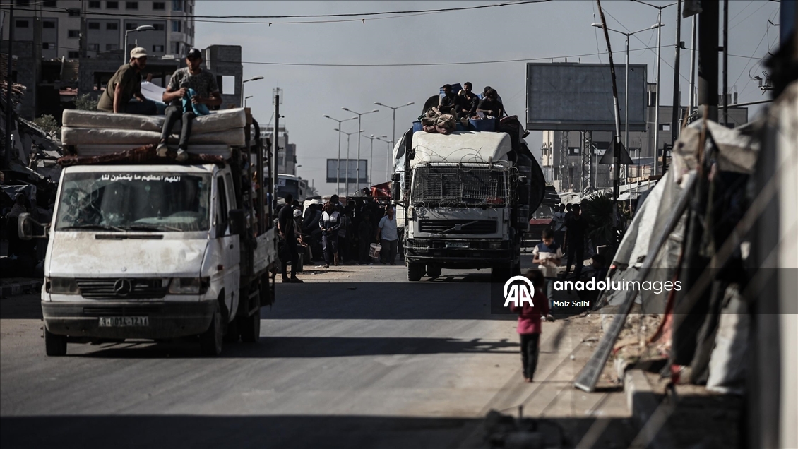 Gazze’de ateşkesin ardından Filistinlilerin dönüşü sürüyor