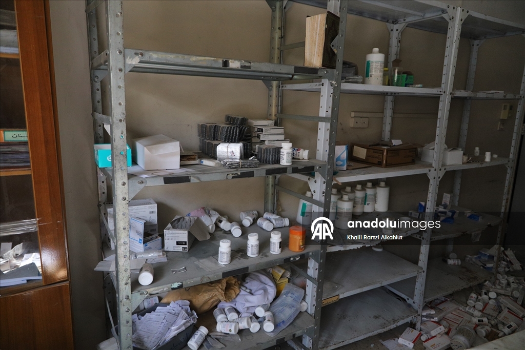 Ateşkes sonrası Şeyh Rıdvan Kliniği'ndeki yıkım gün yüzüne çıktı