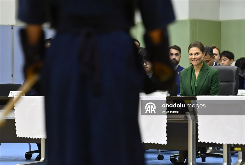 Наследная принцесса Швеции Виктория совершила визит в Японию