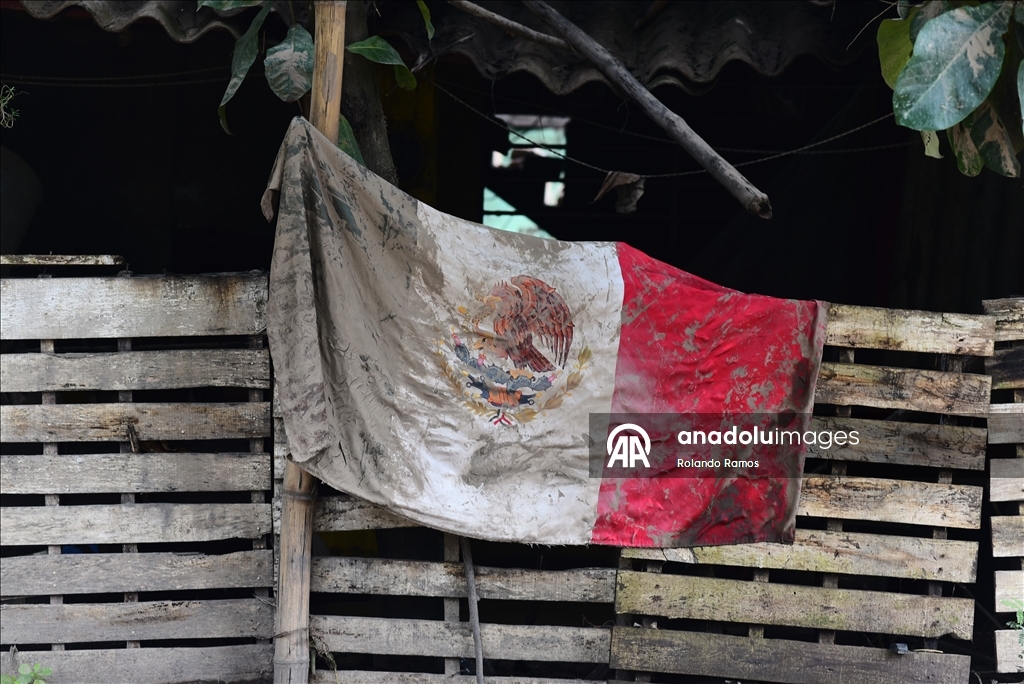 Aftermath of torrential rains in Poza Rica, Mexico