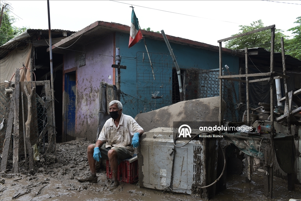 Aftermath of torrential rains in Poza Rica, Mexico