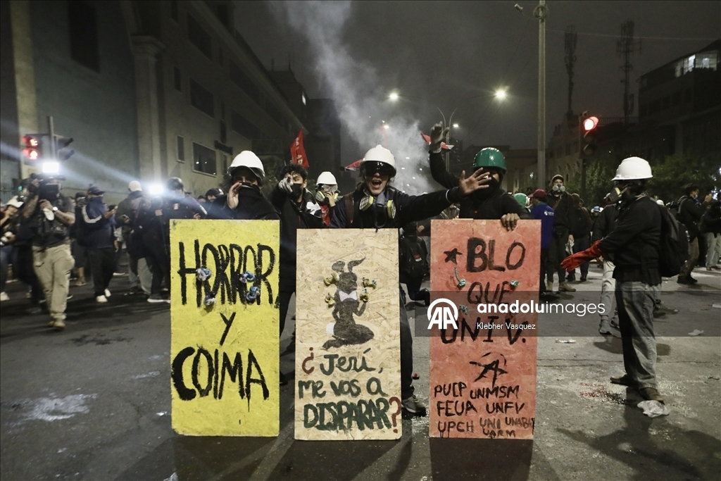 Peru genelinde hükümet karşıtı protesto düzenlendi