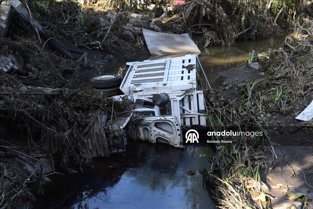 Aftermath of torrential rains in Poza Rica, Mexico