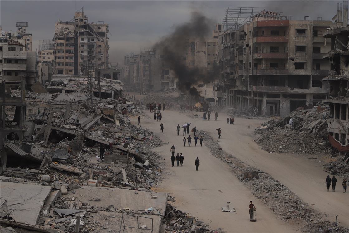 The destruction in the Gaza City came to light after the ceasefire