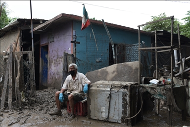 Aftermath of torrential rains in Poza Rica, Mexico