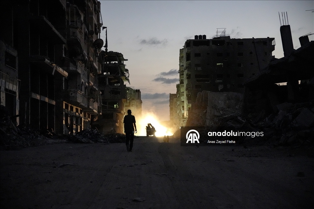 Destruction amid ceasefire agreement in Gaza