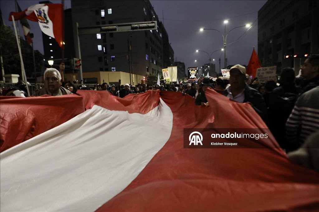 В Перу прошли антиправительственные протесты