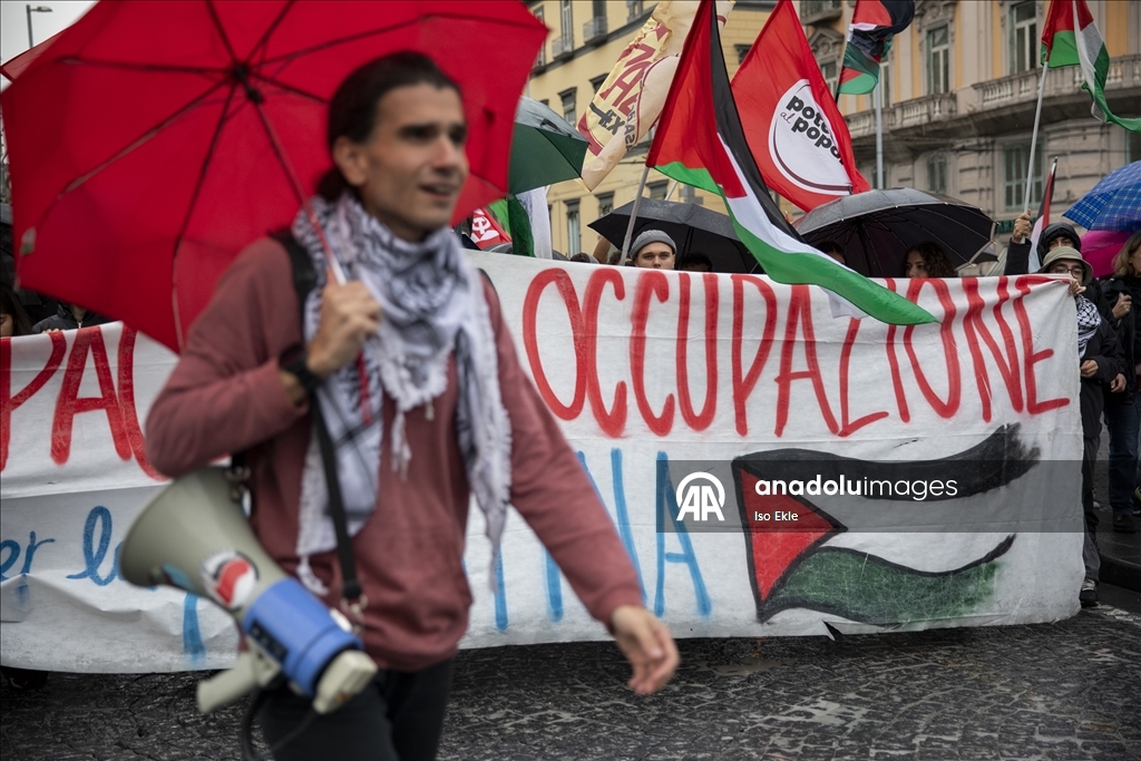 Визит главы МИД Израиля в Неаполь встретили протестами