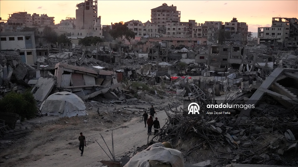 Destruction amid ceasefire agreement in Gaza