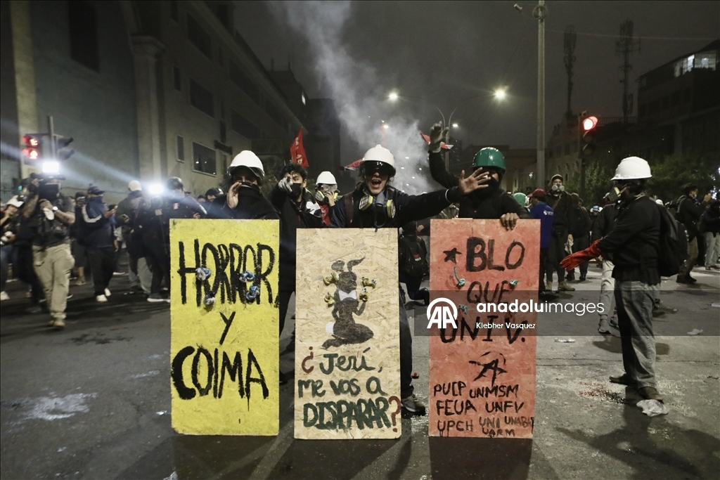 В Перу прошли антиправительственные протесты