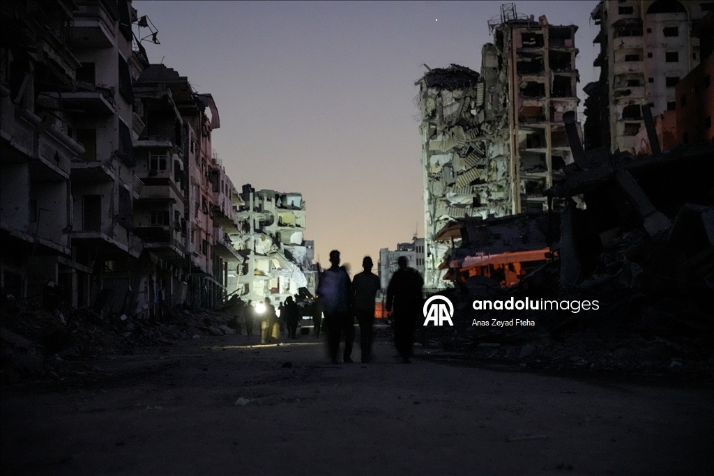 Destruction amid ceasefire agreement in Gaza