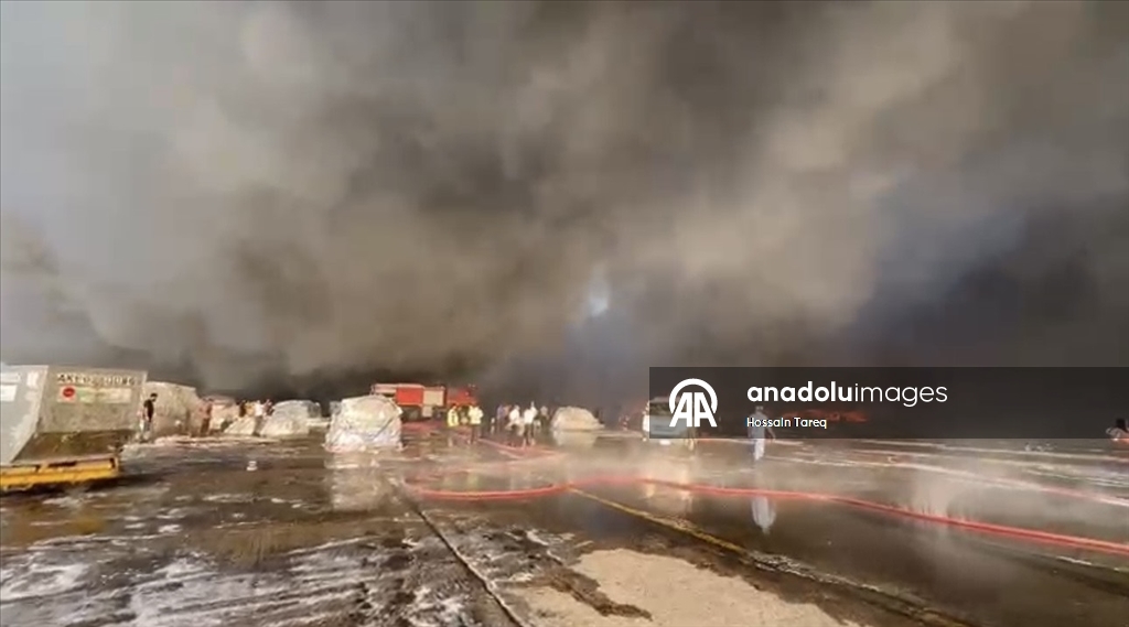 Fire breaks out at Bangladesh's main international airport, suspending flight operations
