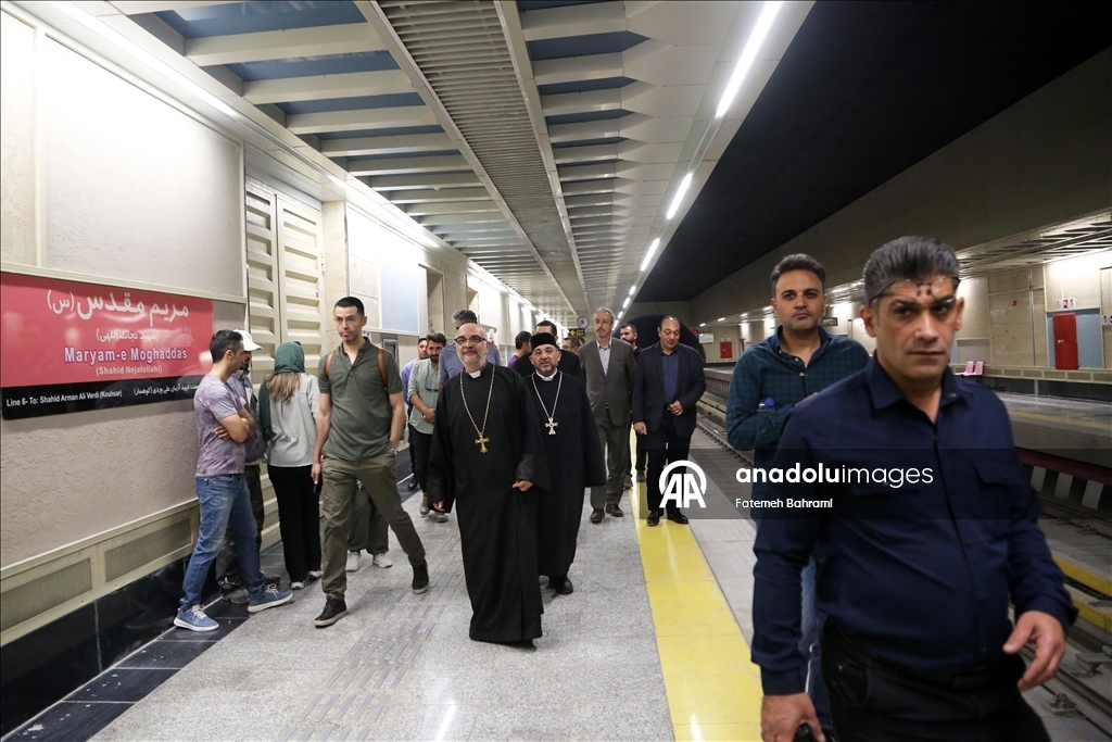 Tehran opens Holy Mary Metro Station