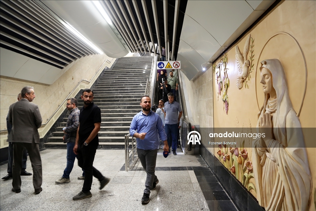 Tehran opens Holy Mary Metro Station