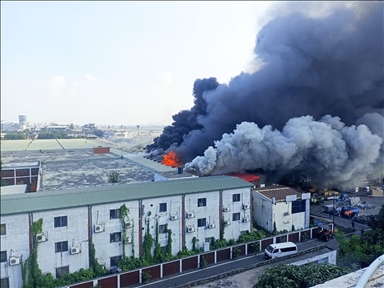 Fire breaks out at Bangladesh's main international airport, suspending flight operations