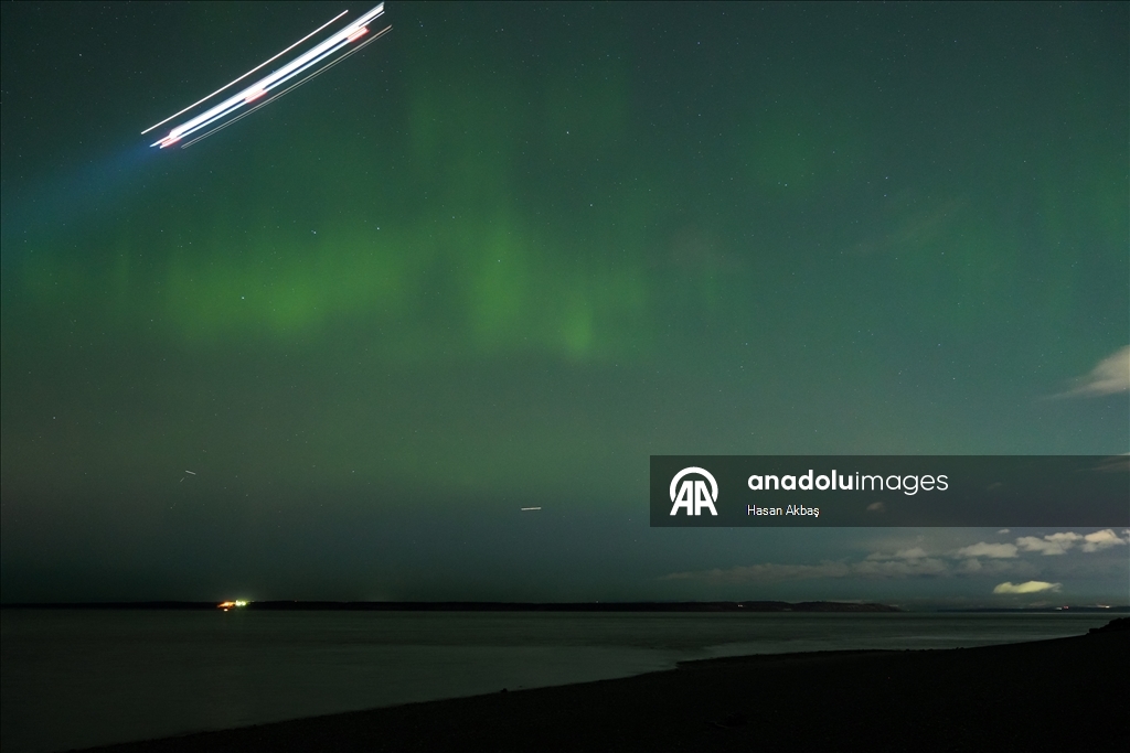Alaska'nın Anchorage şehrinde kuzey ışıkları görüldü