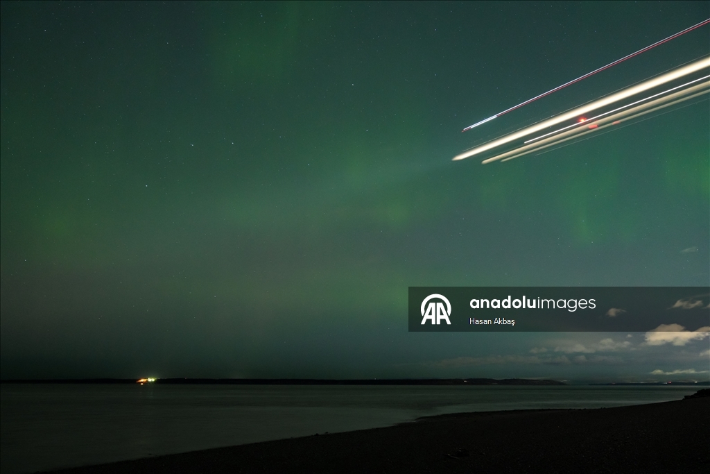 Alaska'nın Anchorage şehrinde kuzey ışıkları görüldü