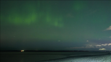 Alaska'nın Anchorage şehrinde kuzey ışıkları görüldü