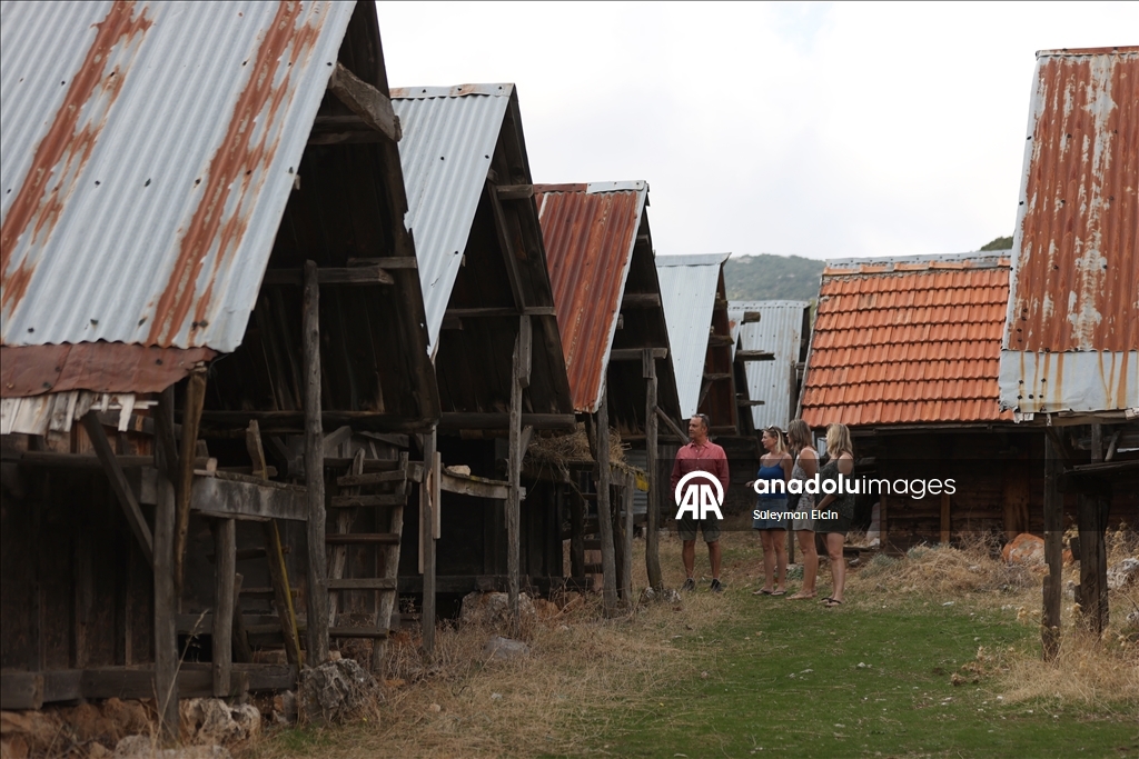 Grain warehouses inspired by Lycian tombs stand out in Antalya’s Kas district