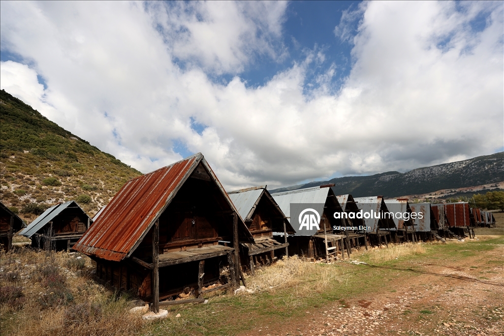 Grain warehouses inspired by Lycian tombs stand out in Antalya’s Kas district