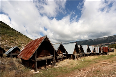Grain warehouses inspired by Lycian tombs stand out in Antalya’s Kas district