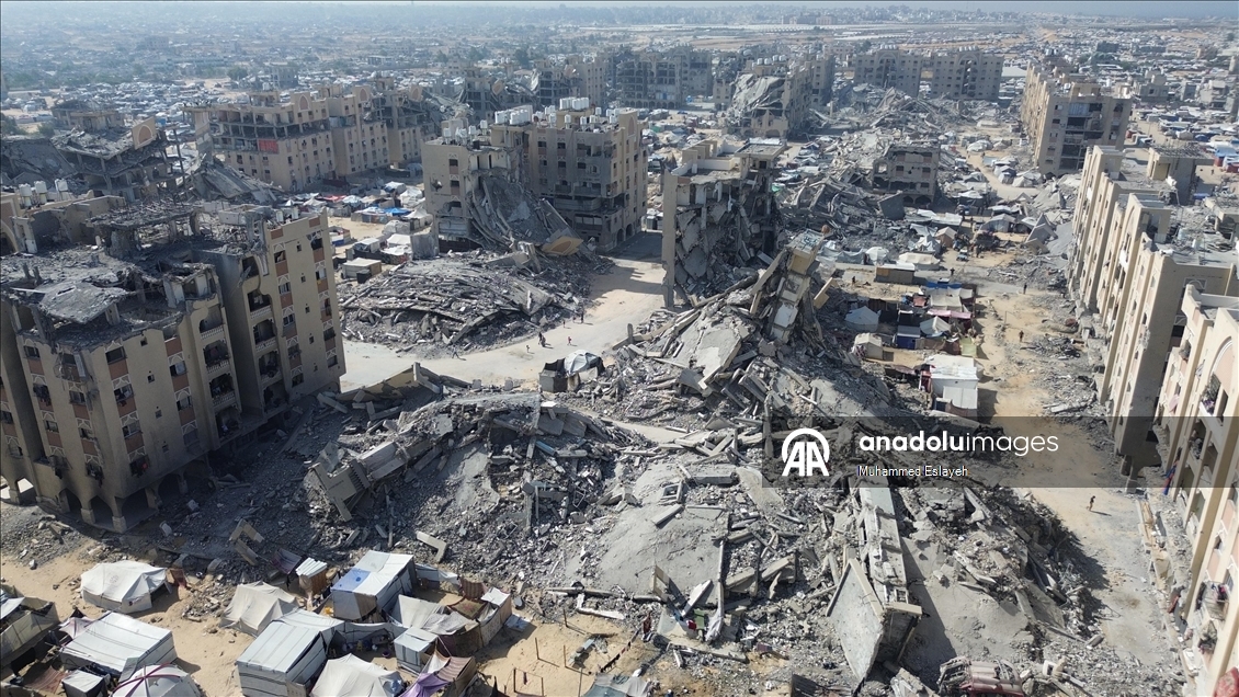 Aerial images reveal widespread destruction in Khan Yunis