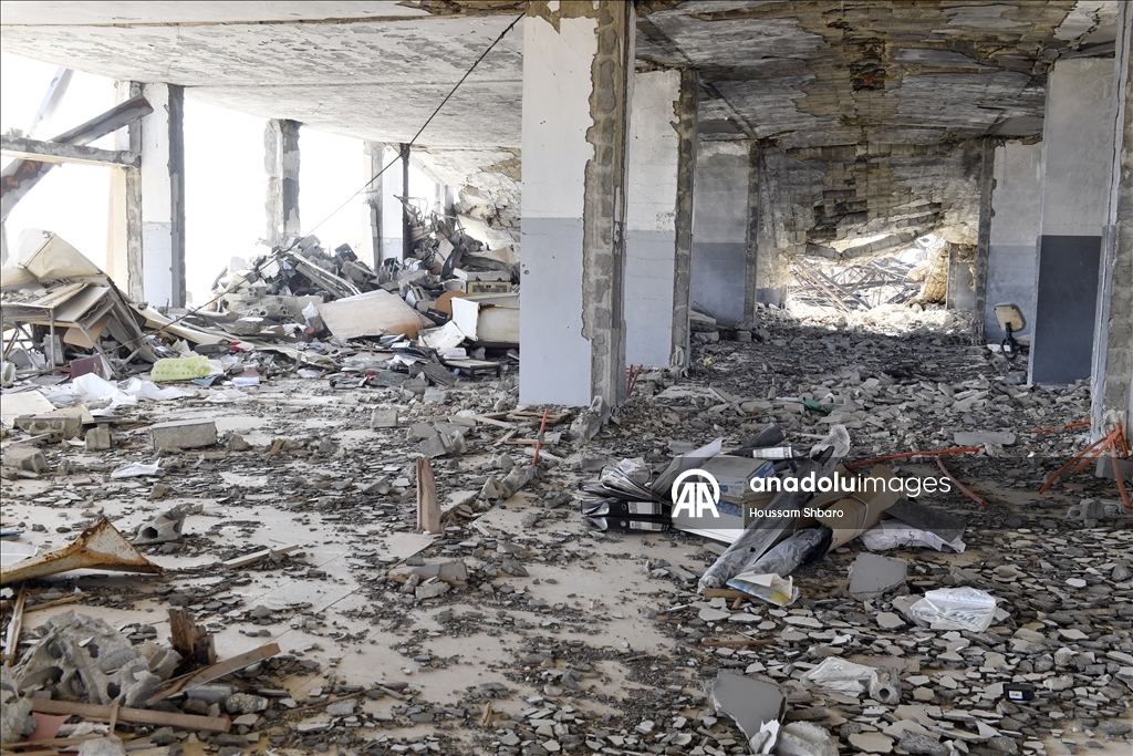 İsrail'in Lübnan'ın güneyine düzenlediği saldırılarda birçok okul kullanılmaz hale geldi