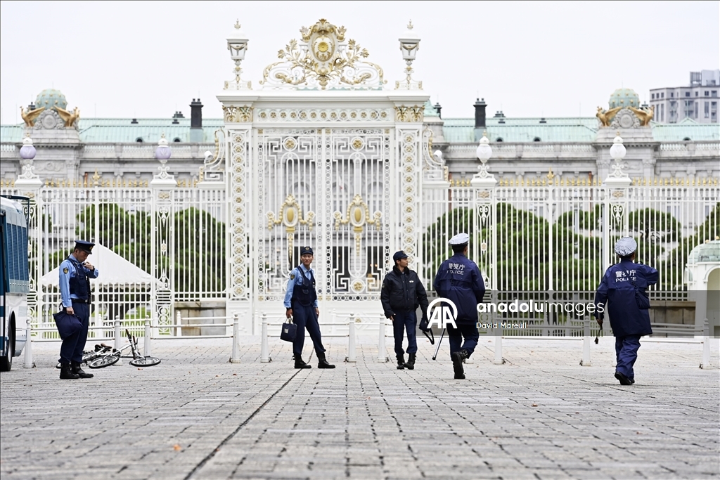 Tokyo'da Akasaka İmparatorluk Bahçeleri