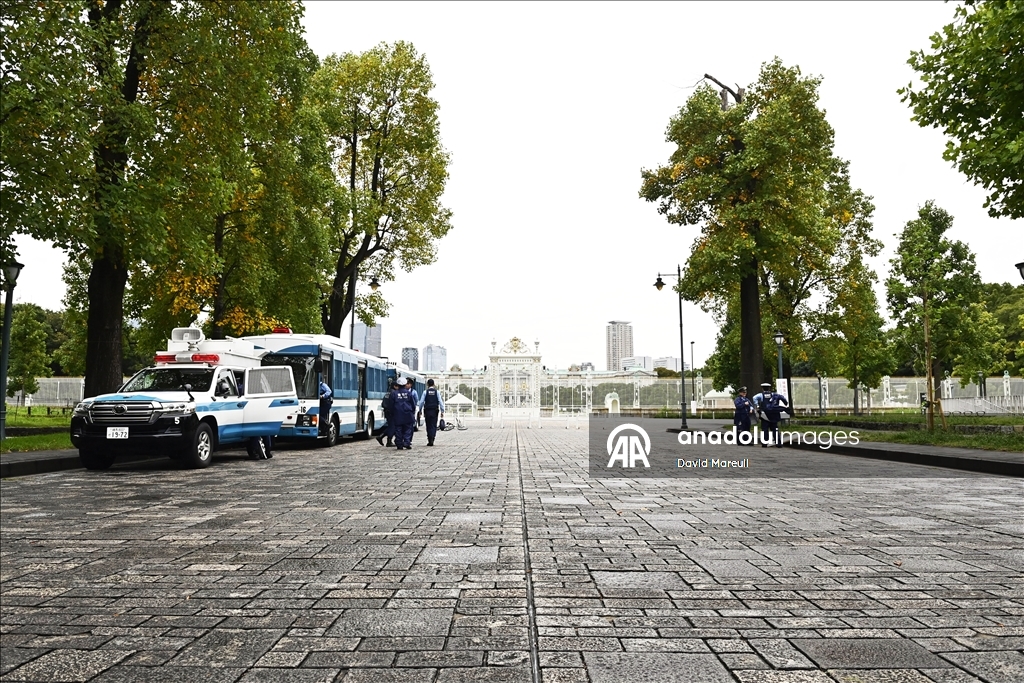 Tokyo'da Akasaka İmparatorluk Bahçeleri