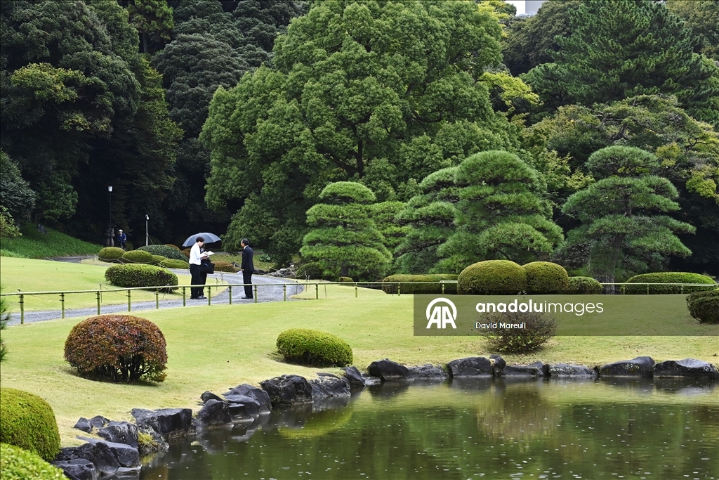 Tokyo'da Akasaka İmparatorluk Bahçeleri