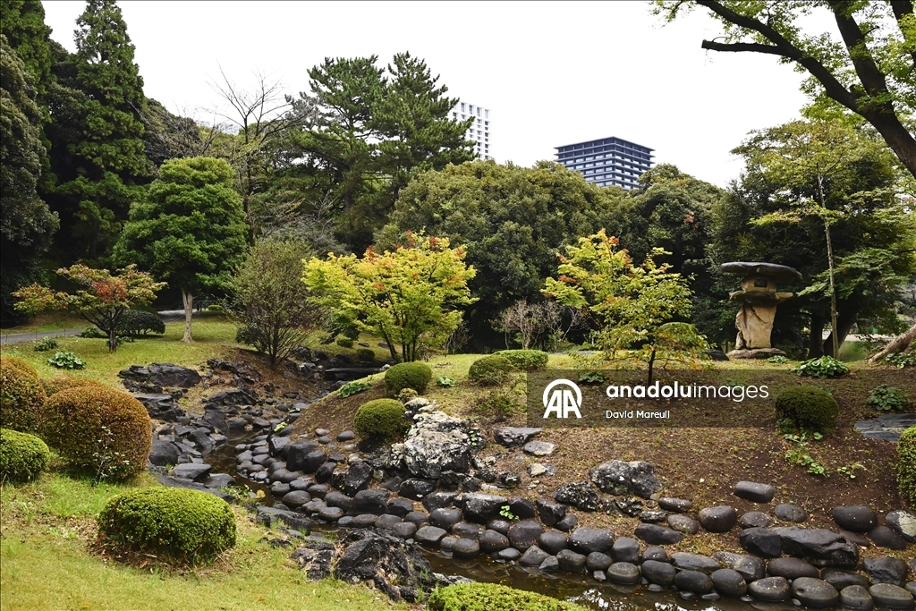 Tokyo'da Akasaka İmparatorluk Bahçeleri