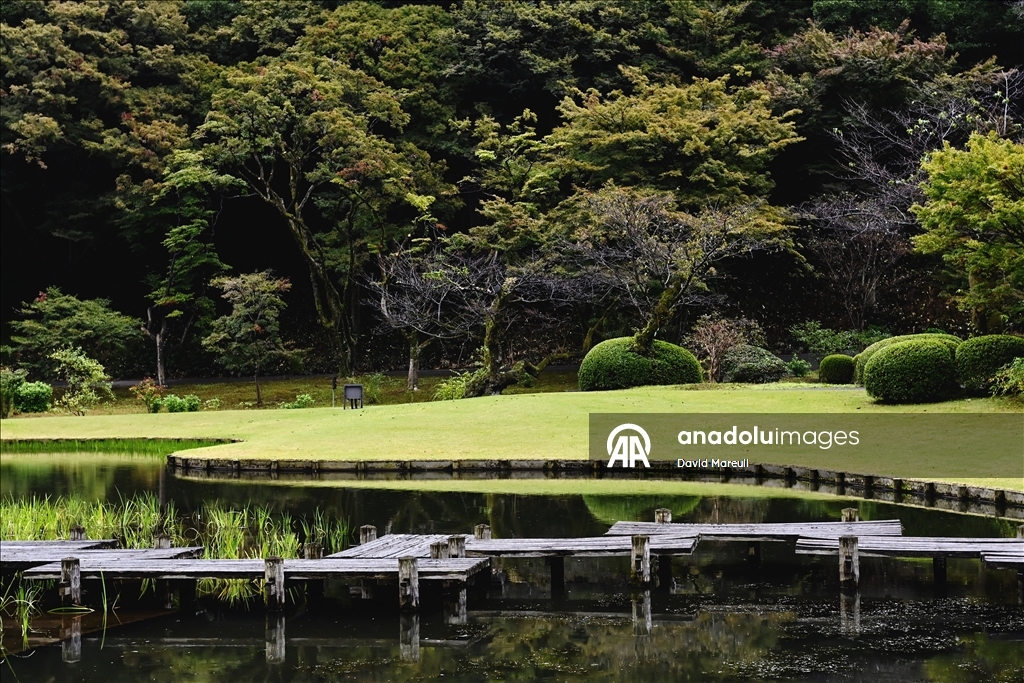 Tokyo'da Akasaka İmparatorluk Bahçeleri