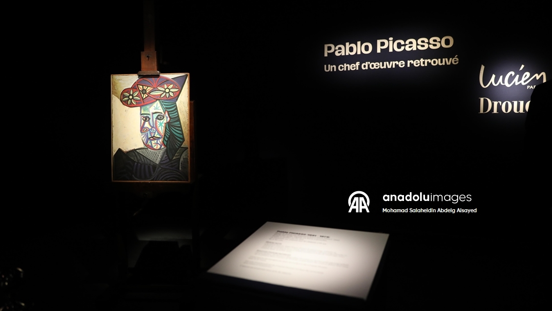 Picasso’nun gizli portresi Paris’te sergilendi